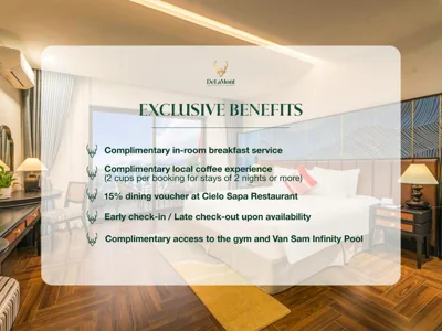 Oferta especial - Deluxe con vistas al valle y balcón amplio — DeLaMont Sapa Hotel - Hill Serenity Retreat